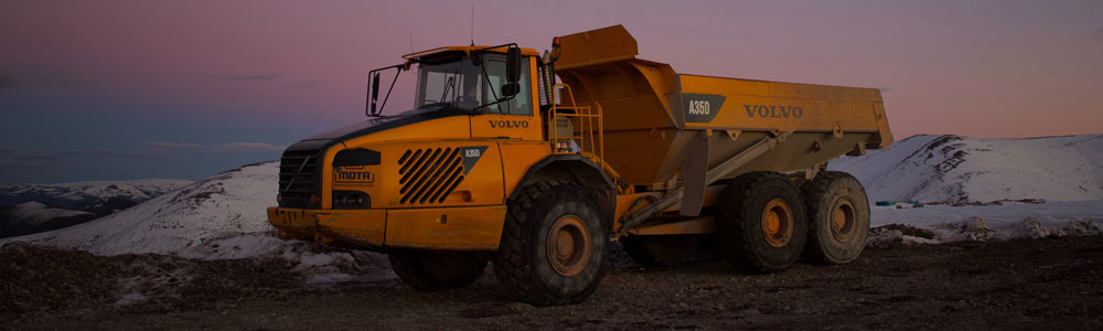 Työvalot dumpperiin Lumiselta