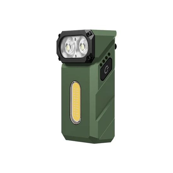 Klarus E8 monitoimi taskulamppu vihreä