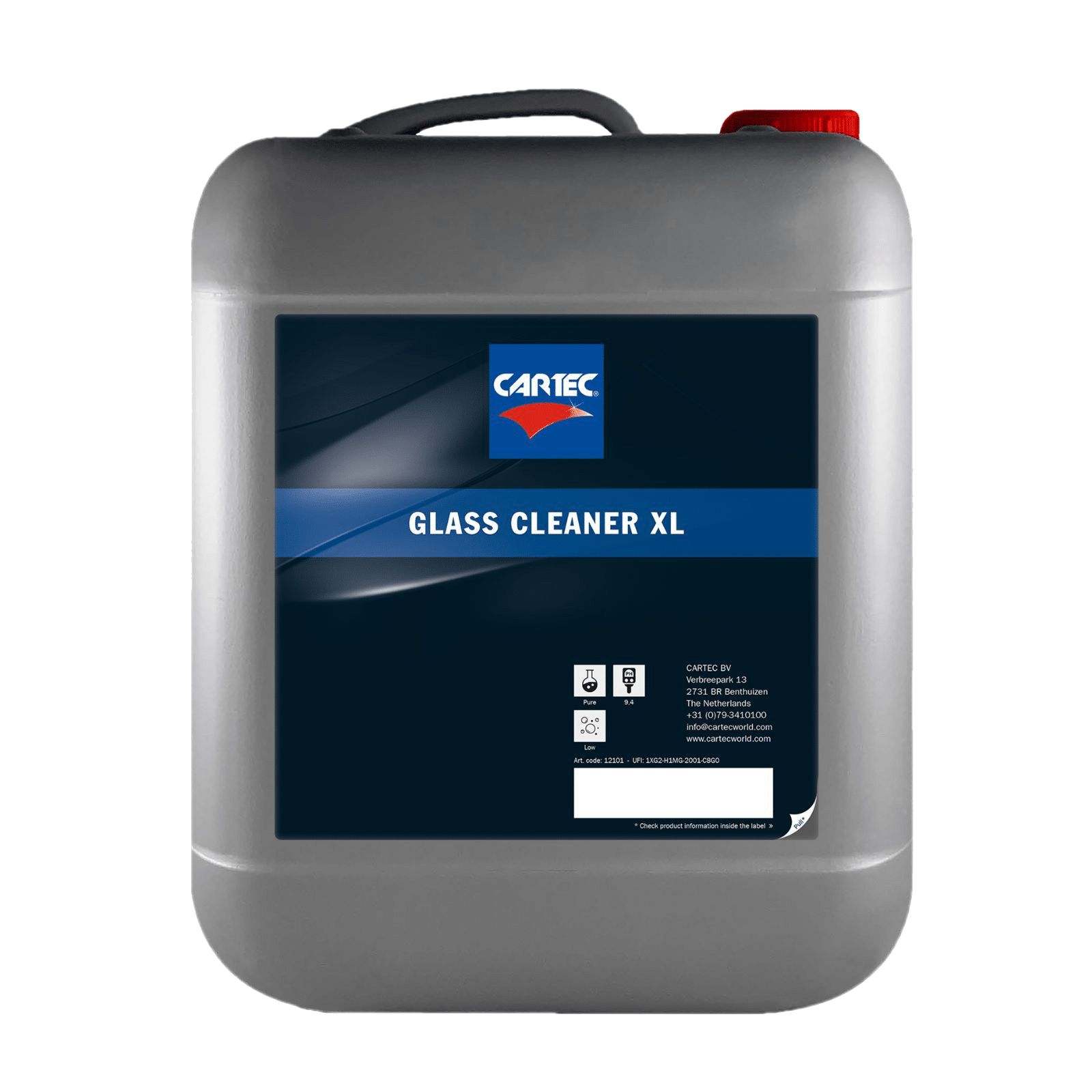 Cartec Glass Cleaner XL lasienpuhdistusaine 1L