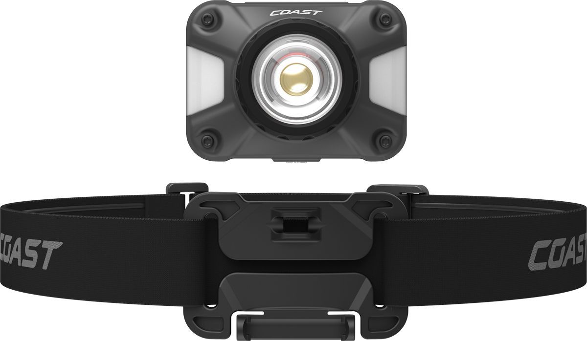 Coast FLX25R ladattava otsalamppu -  1500 lumenia ääniohjaus 