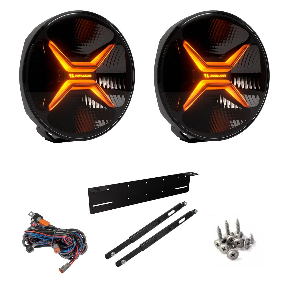 LuminaLights Rebellion MAX 9" LED-lisävalo X2