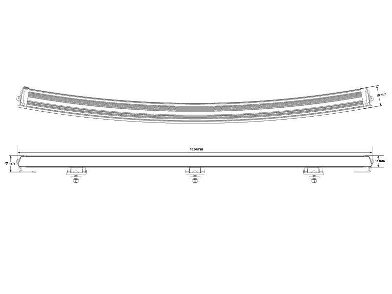 W-LIGHT SURGE SUPER SLIM 40 LED-lisävalopaneeli