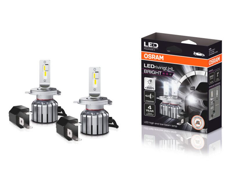 Osram HL Bright H4/H19 LED-polttimopari