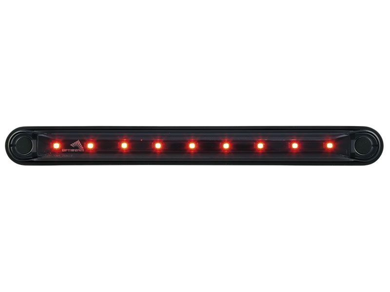 Optibeam Dark Phantom äärivalo punainen 0,5 m ADR