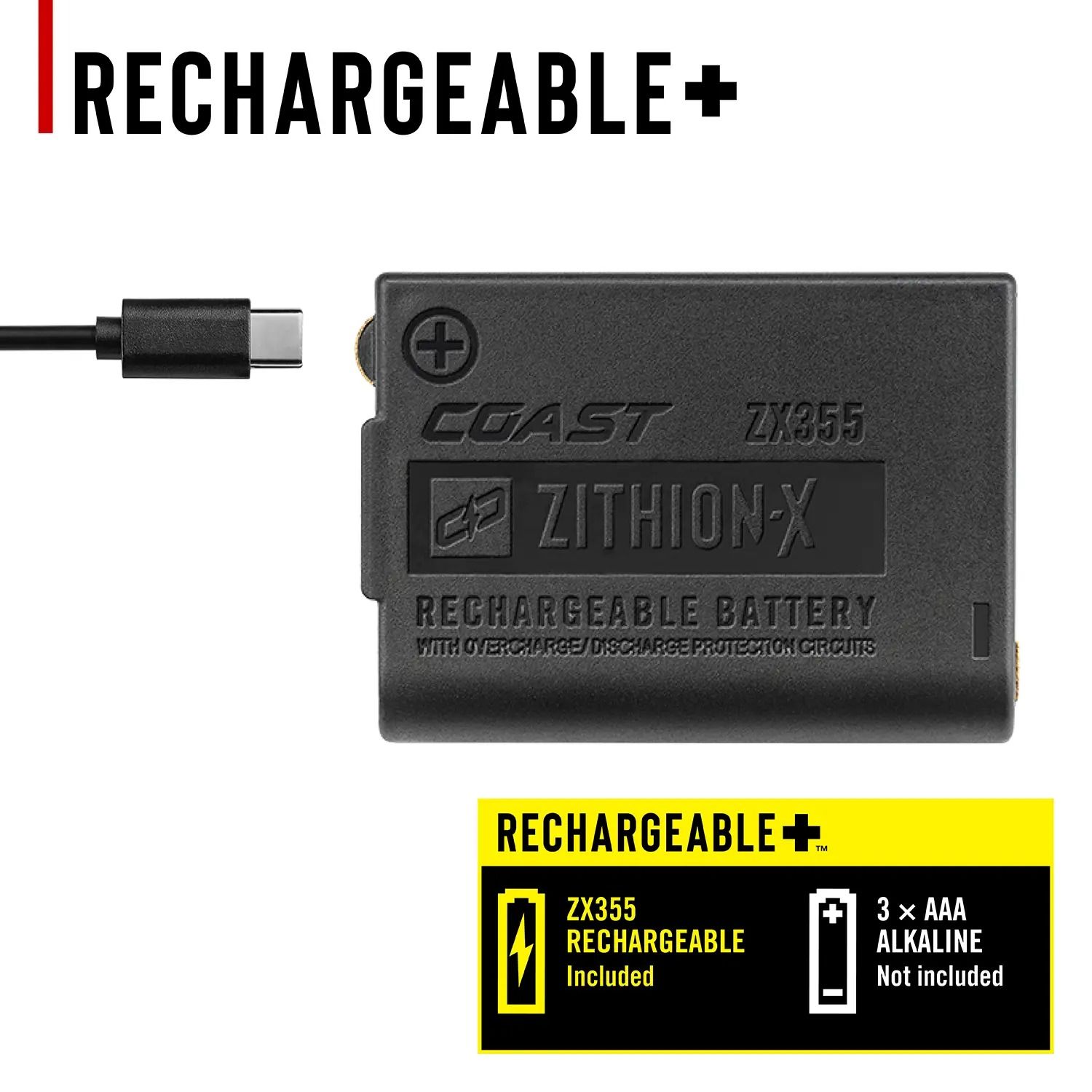 2 kpl Coast FLX10R otsalamppupaketti, 1000 lumen
