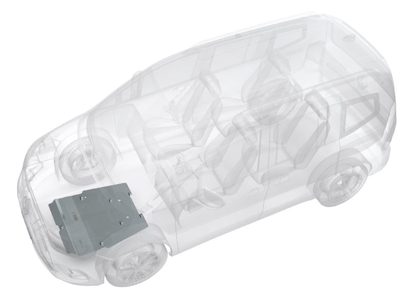 Metec pohjapanssari, MB Citan & Renault Kangoo 2022-