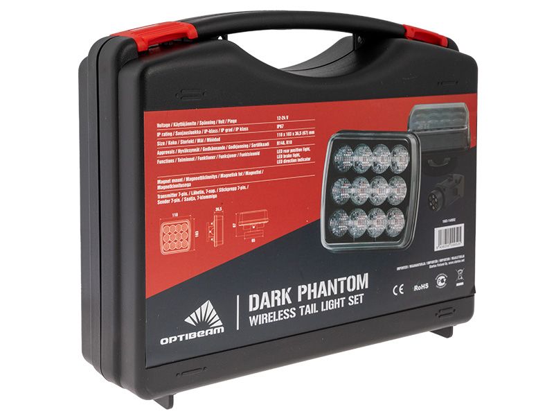 Optibeam Dark Phantom langaton takavalosarja