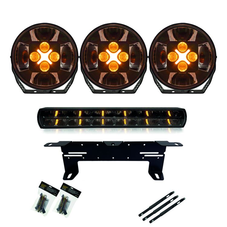 Optibeam Nin9 x3 + Super Captain Dual 600 Kit