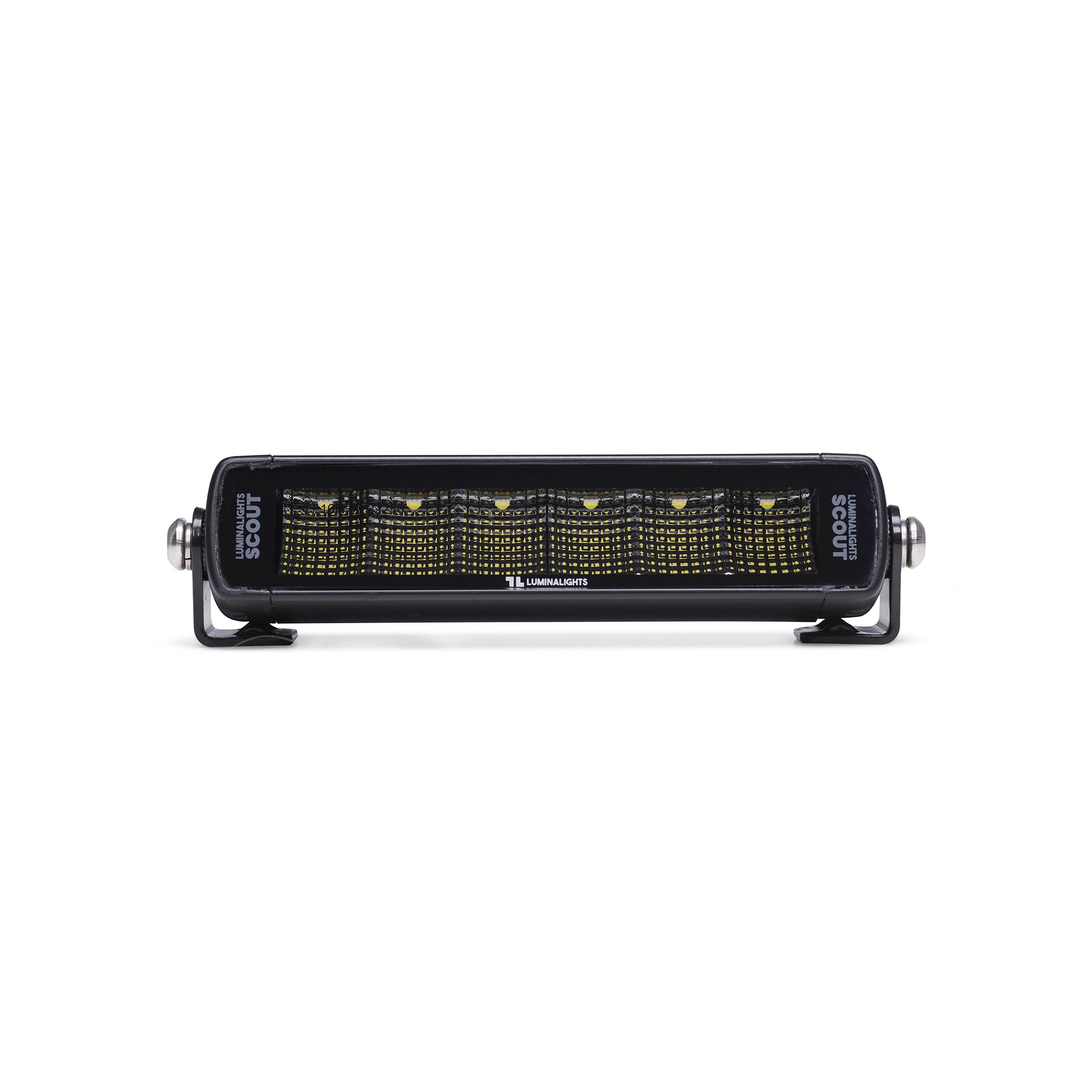 Työvalopaneeli LuminaLights Dark Work Slim 200 LED – 177 mm Flood Beam
