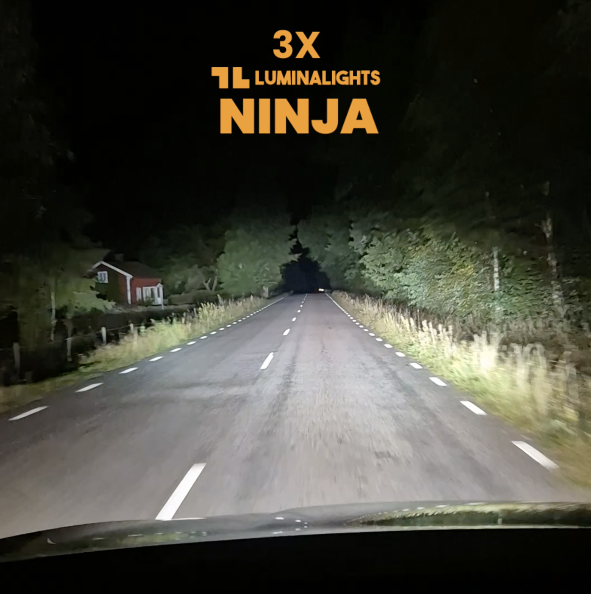 LuminaLights Ninja LED-lisävalo
