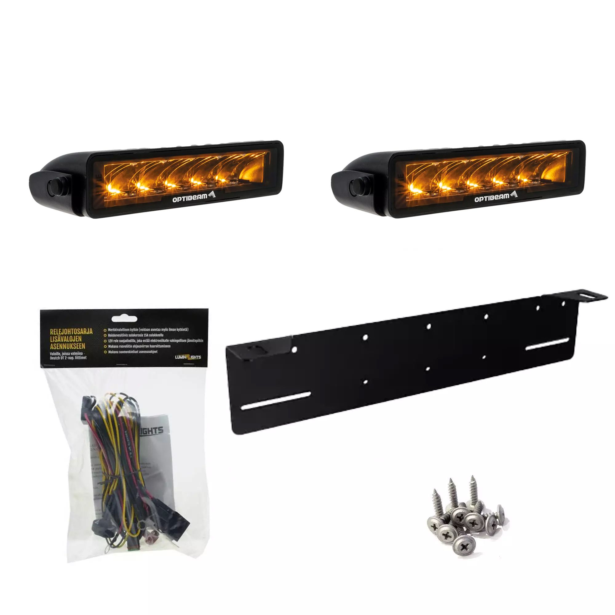 Optibeam Pure 185 X2 LED-lisävalopaketti