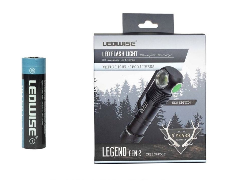 Ledwise Legend Gen2 + 1 lisäakku