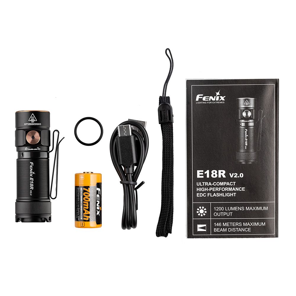 LED-taskulamppu Fenix E18R
