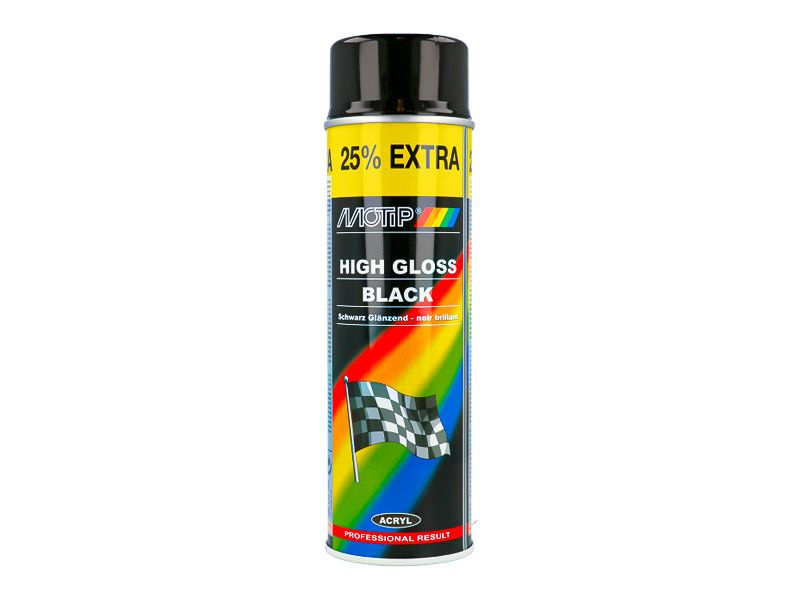 Motip Rallye Musta Kiiltävä 500 ml