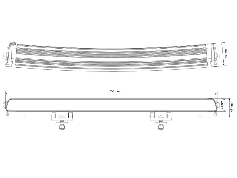 W-LIGHT SURGE SUPER SLIM 20 LED-lisävalopaneeli, ei parkkia