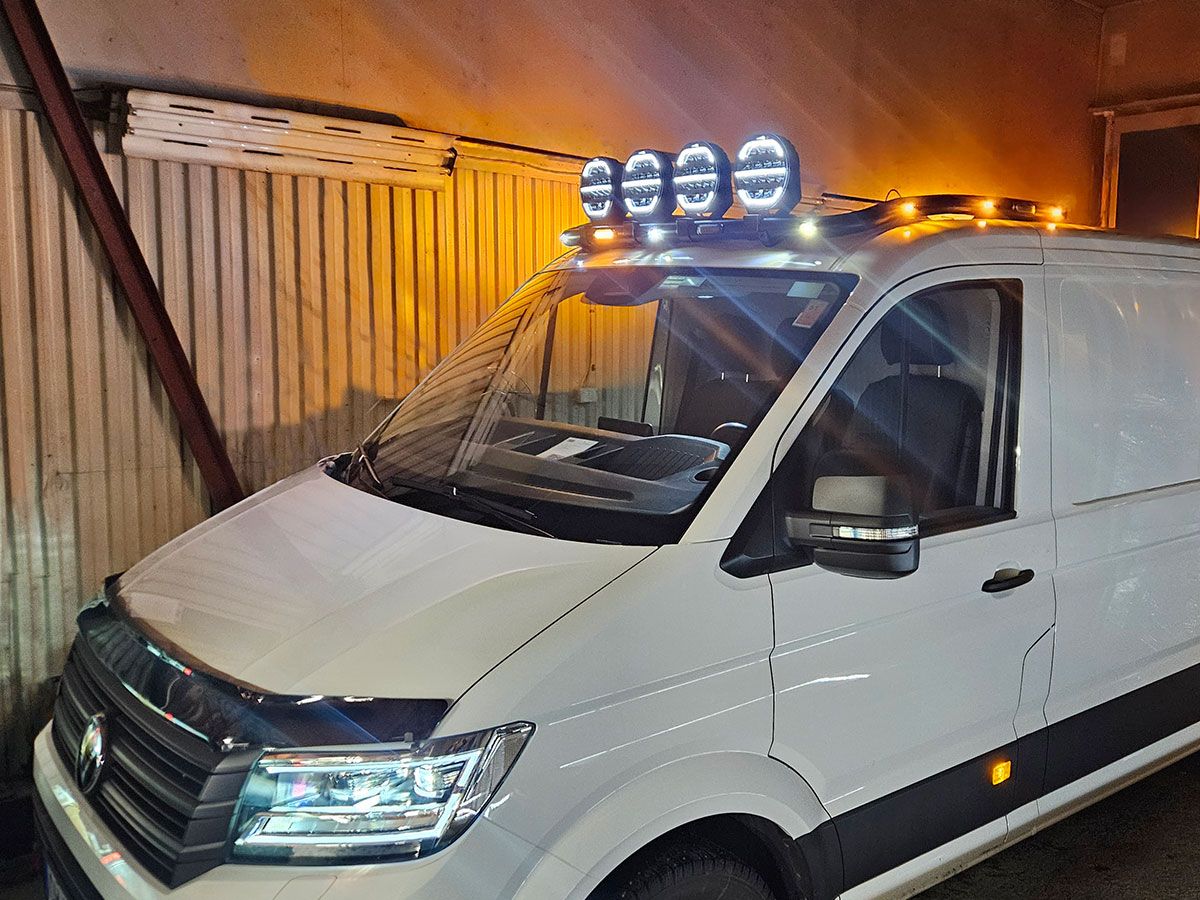 T-RACK VW Crafter H2 Compact 17- etummainen kattokaari