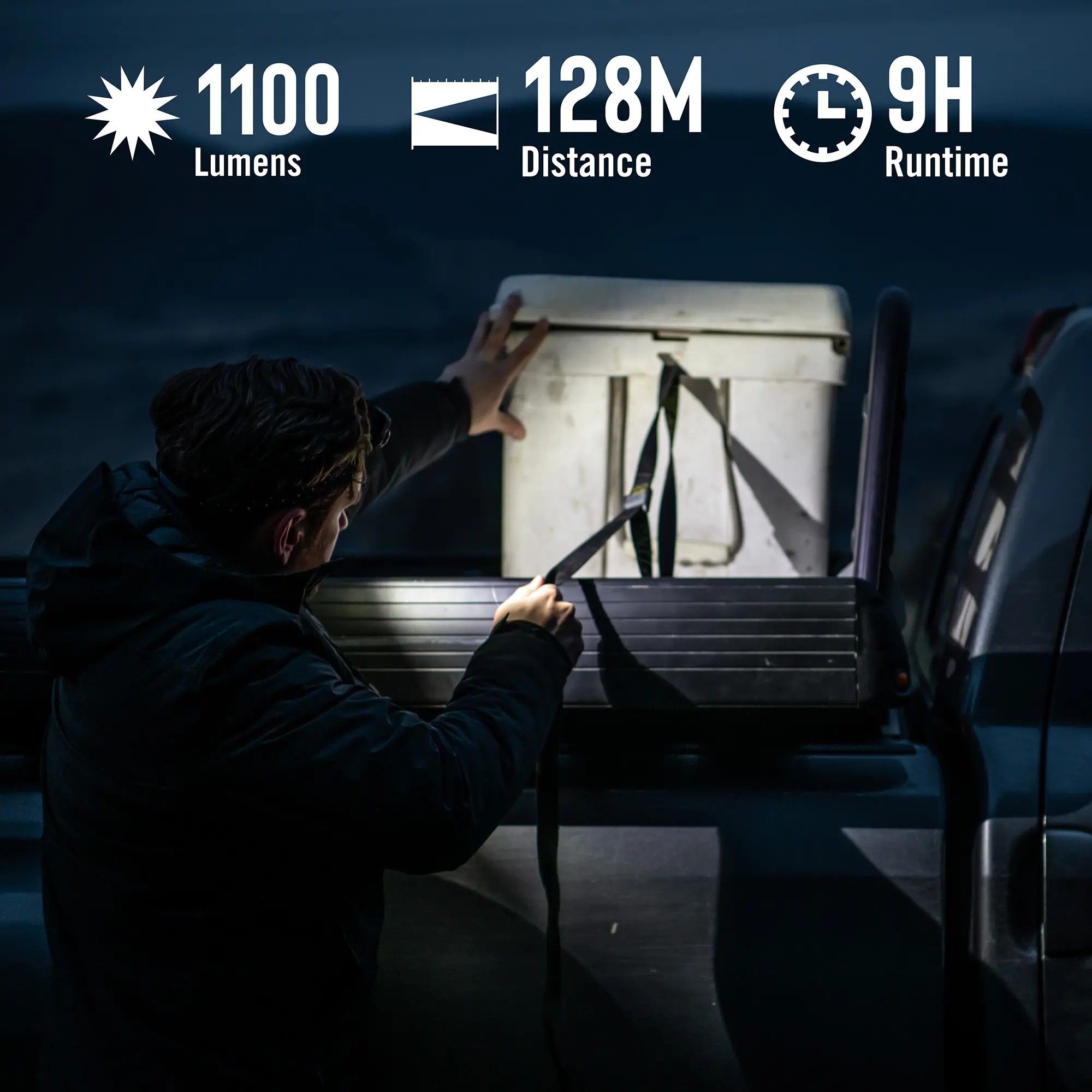 Coast LP30R otsalamppu, 1100 lumenia