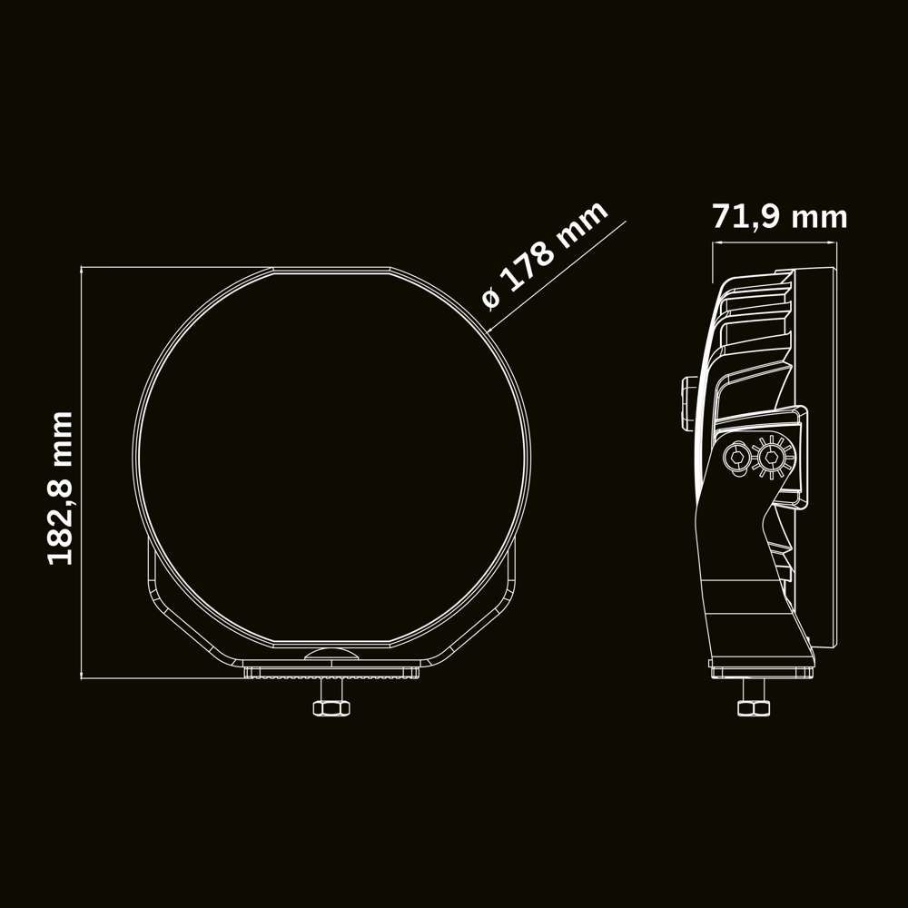 Skylord Exp 9" LED-lisävalo