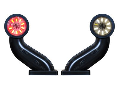 LED-äärivalo kumivartinen 45ast, 12/24V