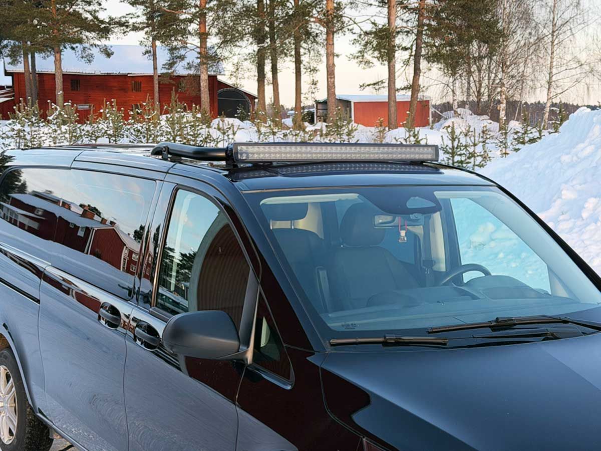 T-RACK Mercedes Vito 04- etummainen kattokaari