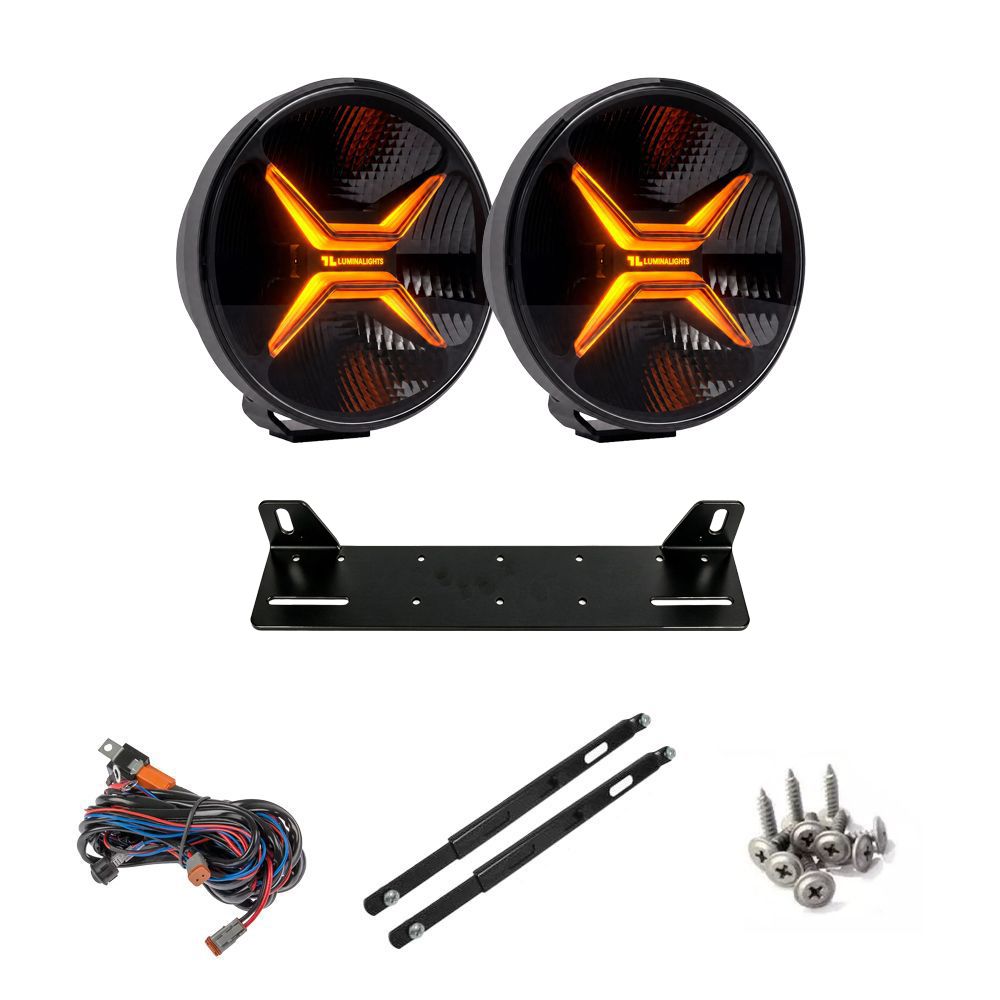 LuminaLights Rebellion MAX 7 LED-lisävalopaketti x2