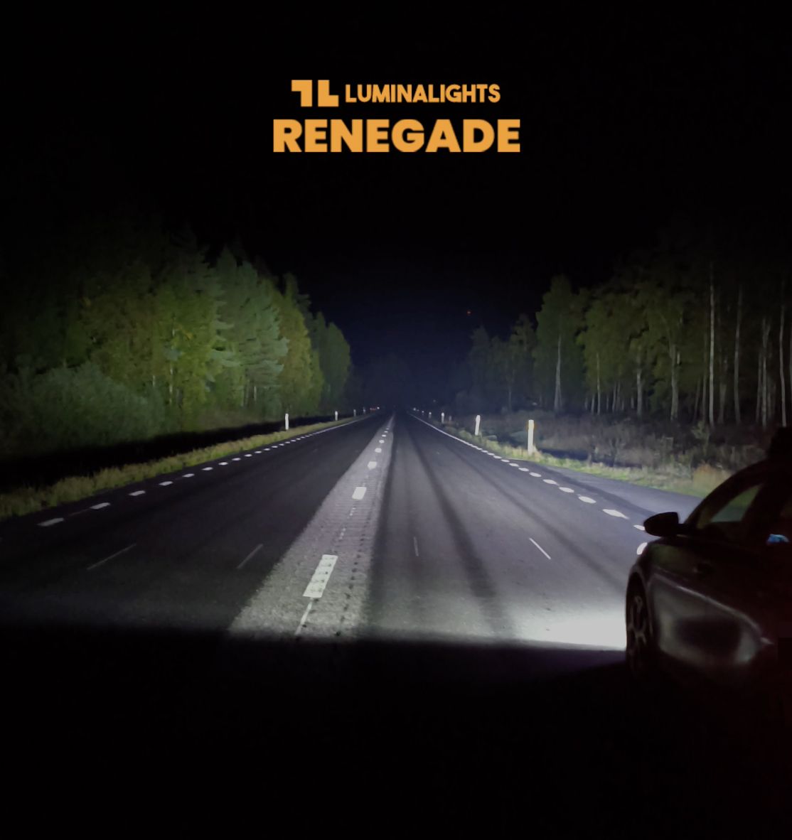 LuminaLights RENEGADE DUAL 20" Curved LED-Lisävalopaneeli
