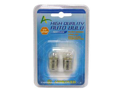 BA15s polttimopari 10W, 12V