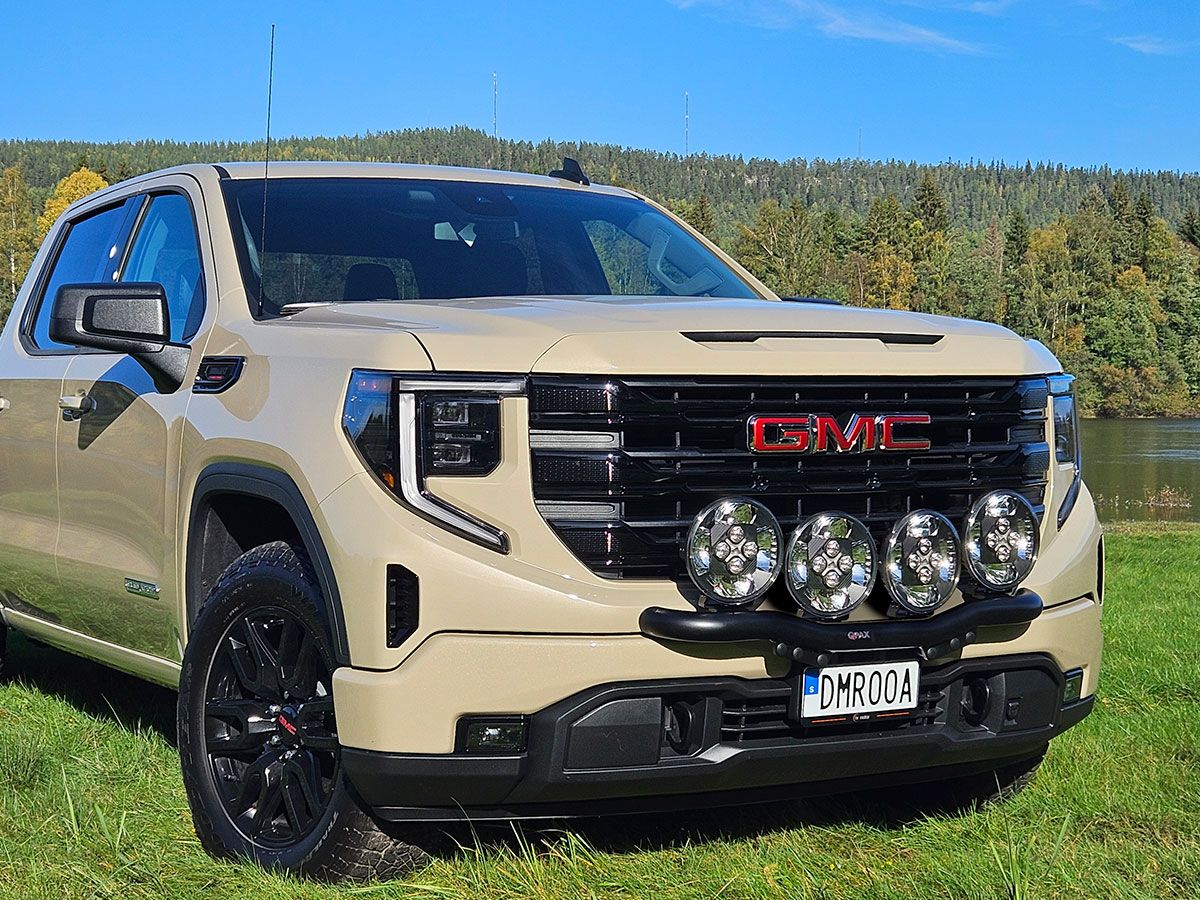 Q-LIGHT GMC Sierra 1500 22- lisävaloteline (lisävalokaari) 4 valolle