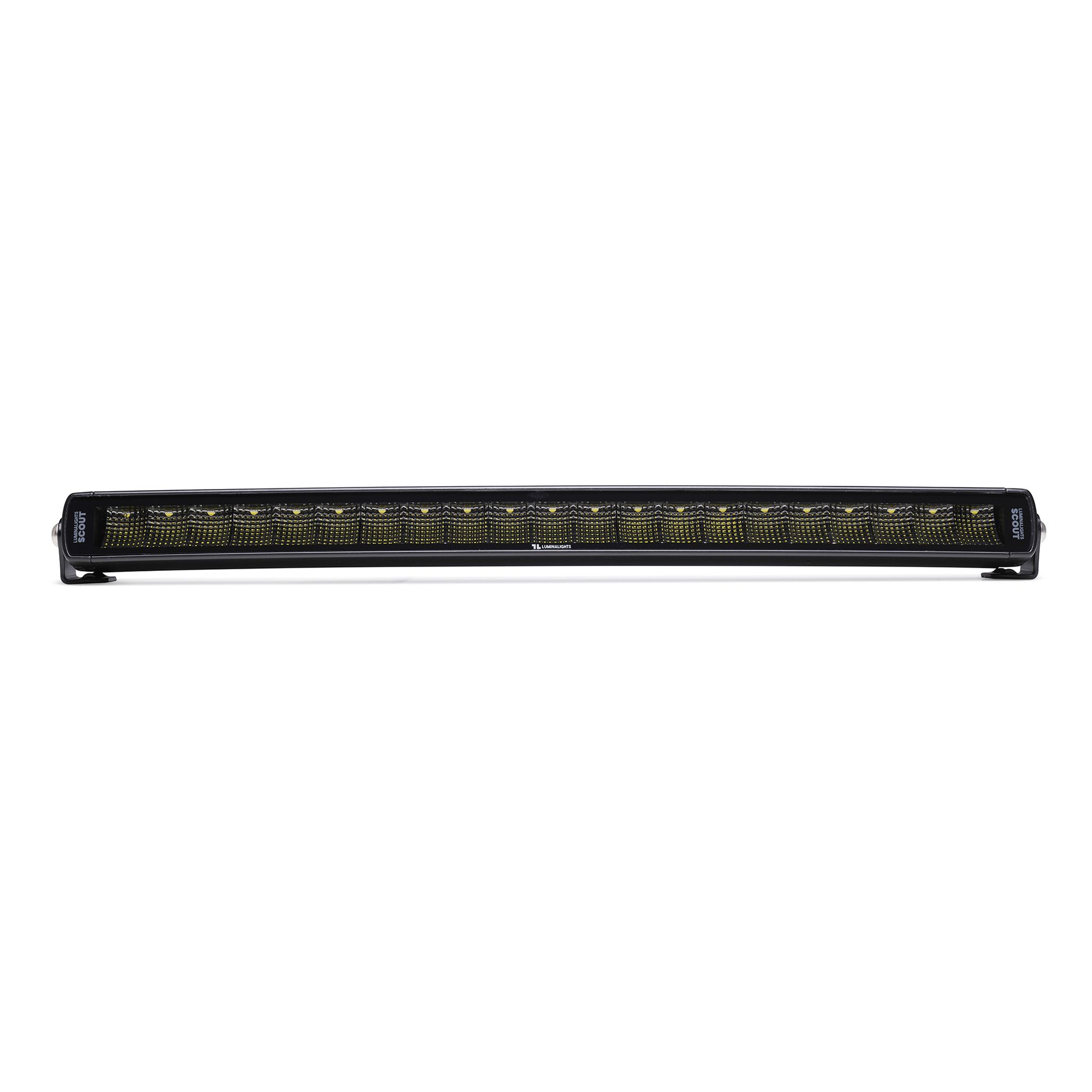 Työvalopaneeli LuminaLights Dark Work Slim 600 Curved LED – 522 mm Flood Beam