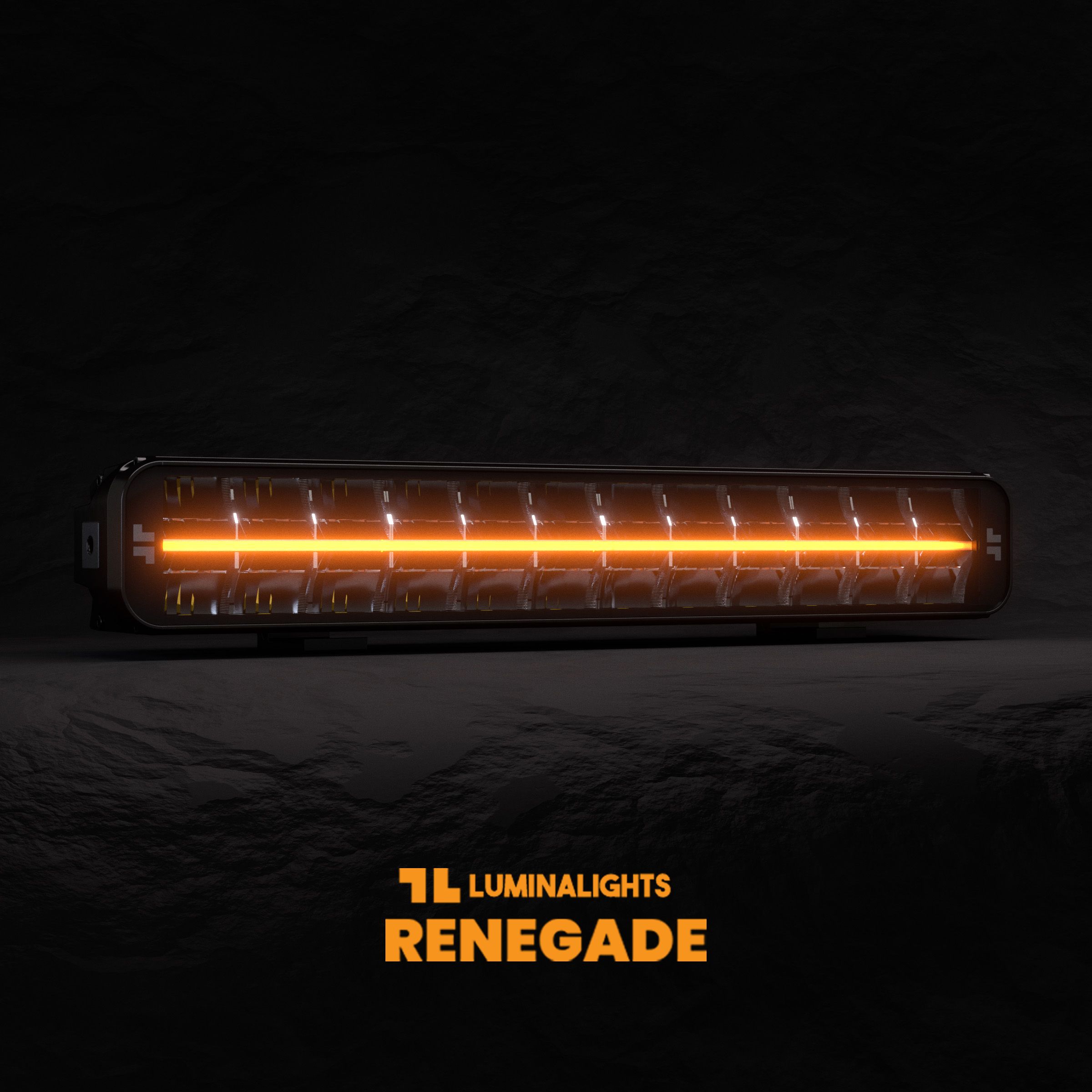 LuminaLights RENEGADE DUAL 20" Curved LED-Lisävalopaneeli