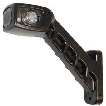 LED-äärivalo, kumivarsi 187mm
