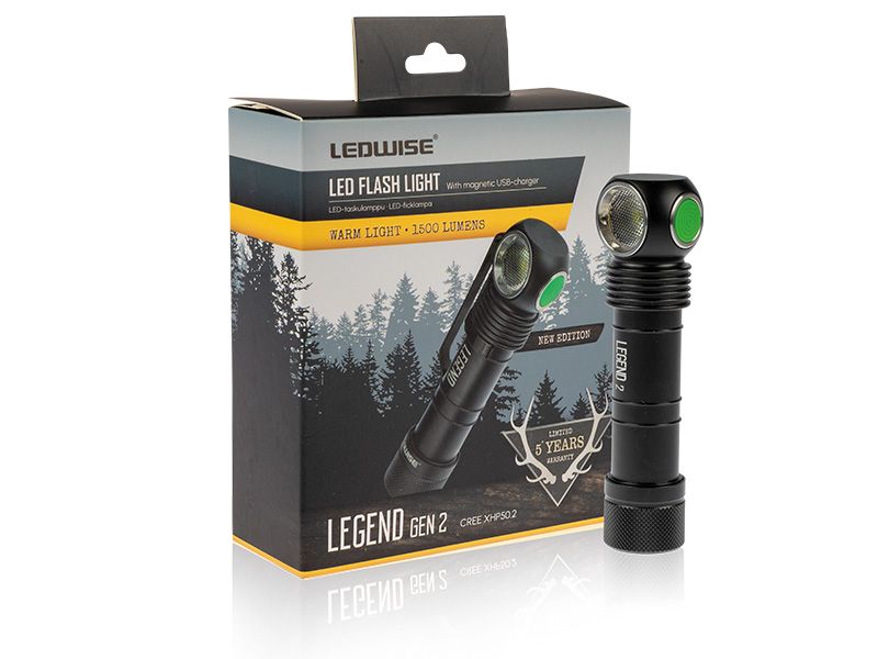 Otsalamppu Ledwise Legend Gen2, warm