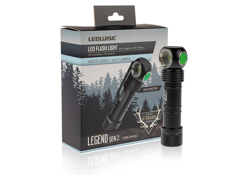 Otsalamppu Ledwise Legend Gen2, white