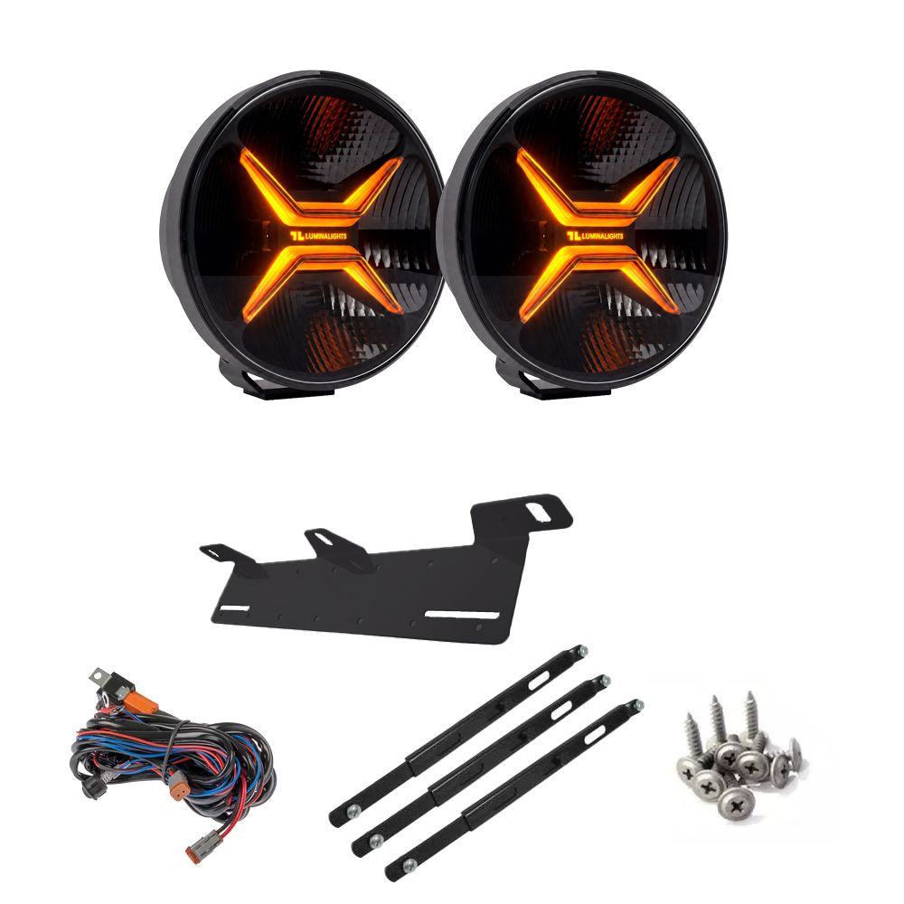 LuminaLights Rebellion MAX 7 LED-lisävalopaketti x2