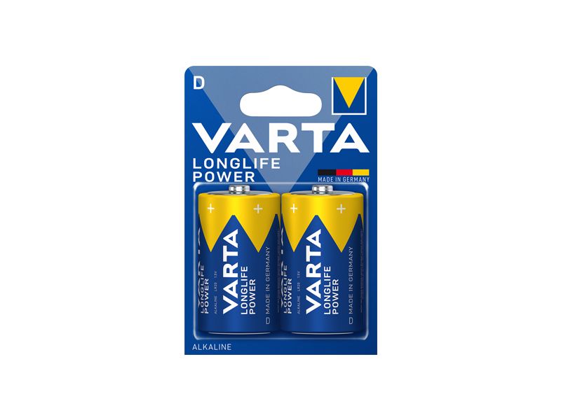 Varta Longlife Power D-paristo, 2 kpl