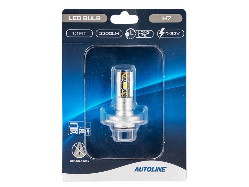 AUTOLINE DIRECT FIT LED-POLTTIMO H7 9-32V 2200LM