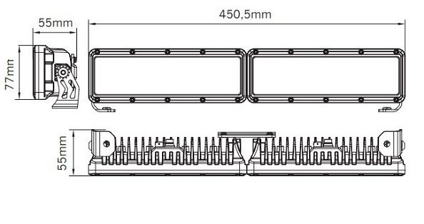 Strands DUO LED BAR 18"