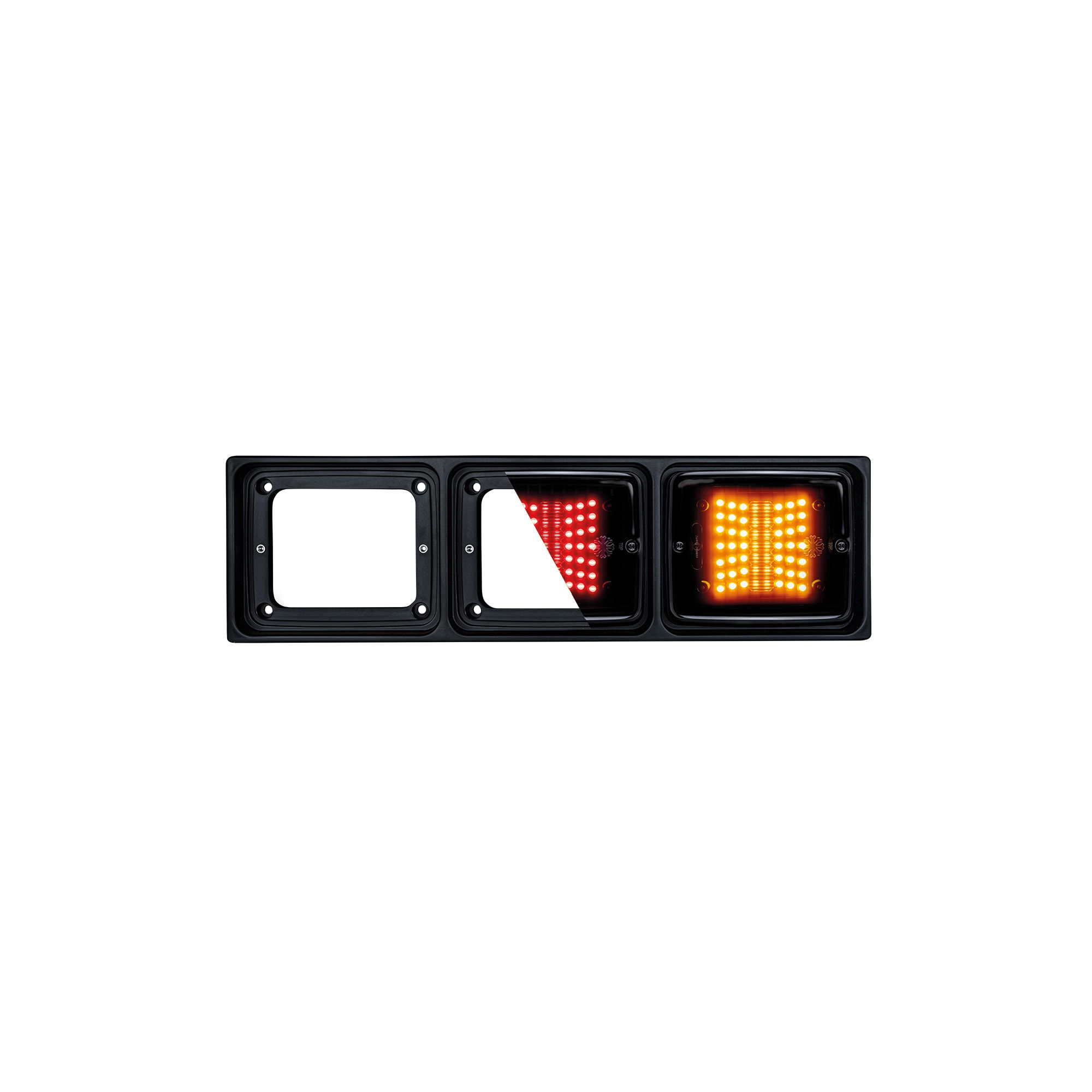 Strands IZE led kehys kolmiosainen