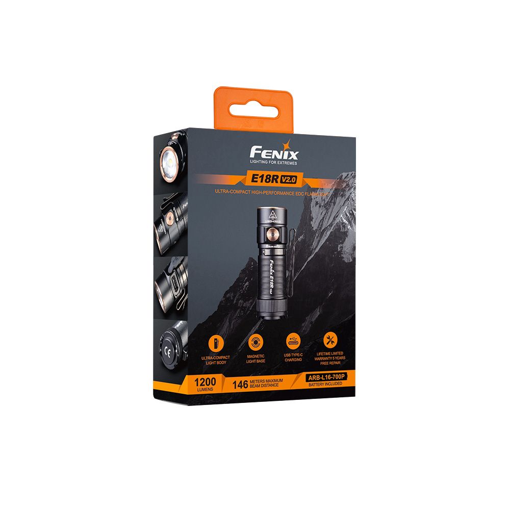 LED-taskulamppu Fenix E18R