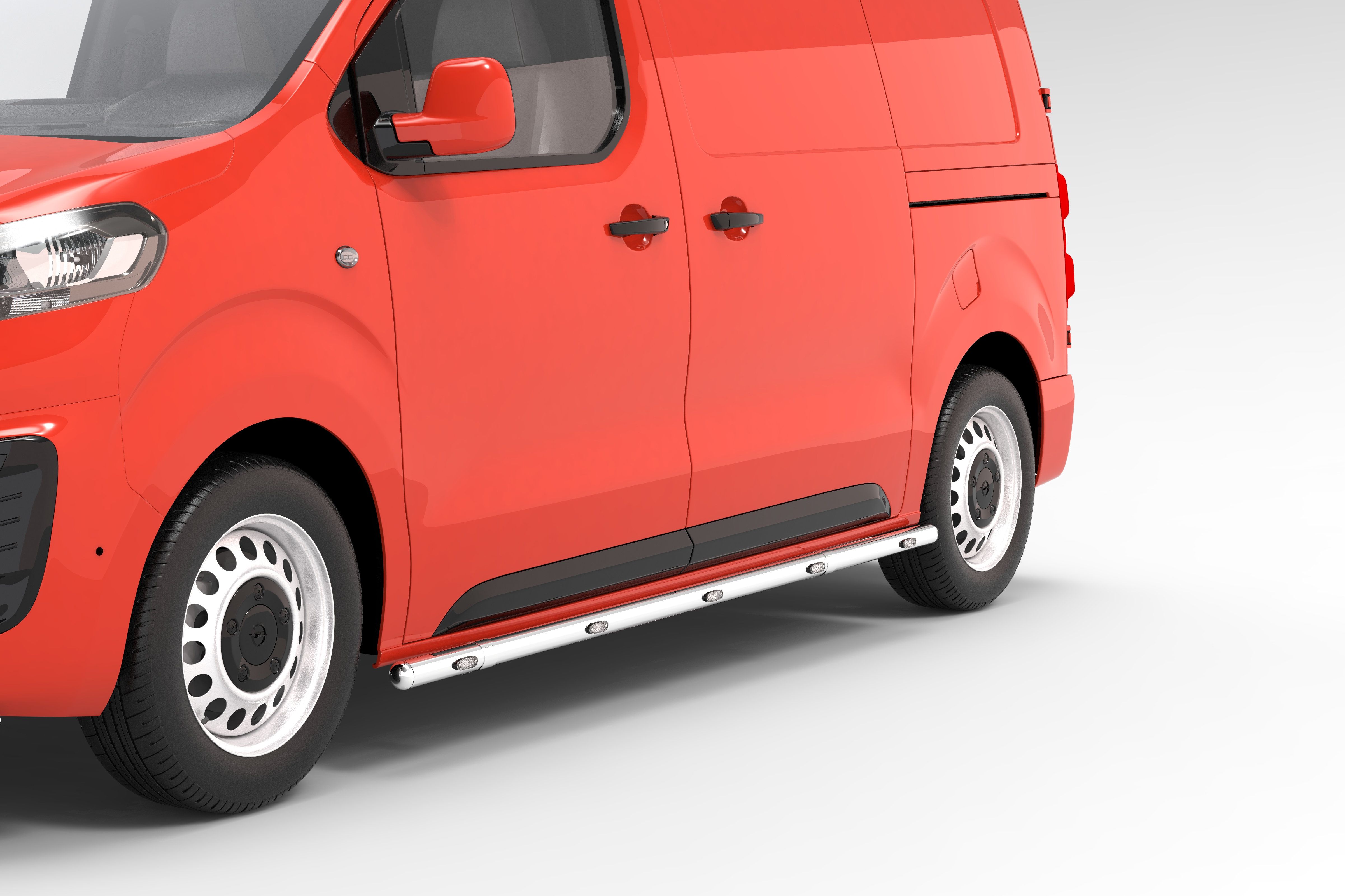 Kylkiputket (LED) Opel Vivaro 2019-, Brace-it, Metec