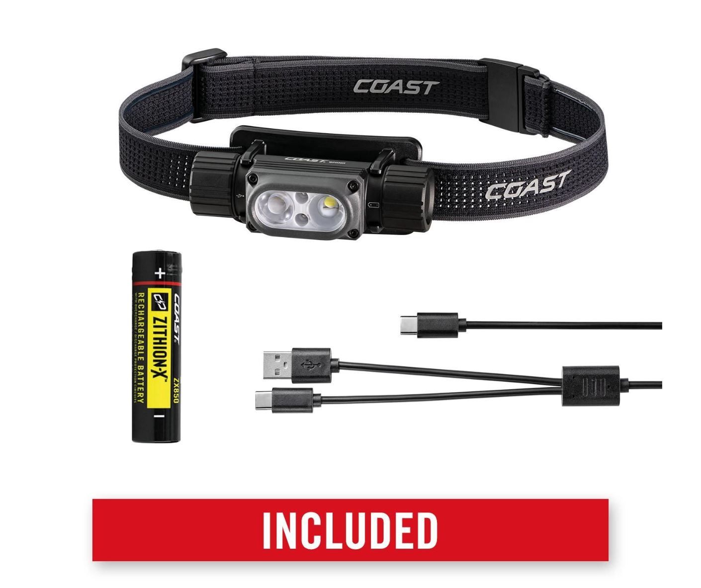 COAST WPH30R Otsalamppu 1000lm