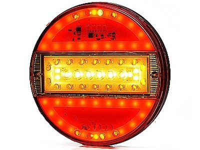 LED-takavalo Slim Line Pro, 5-toimintoa, 12-24V