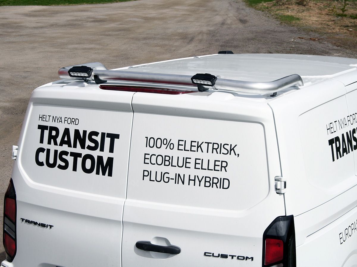 T-RACK Ford Transit Custom 24- takimmainen kattokaari