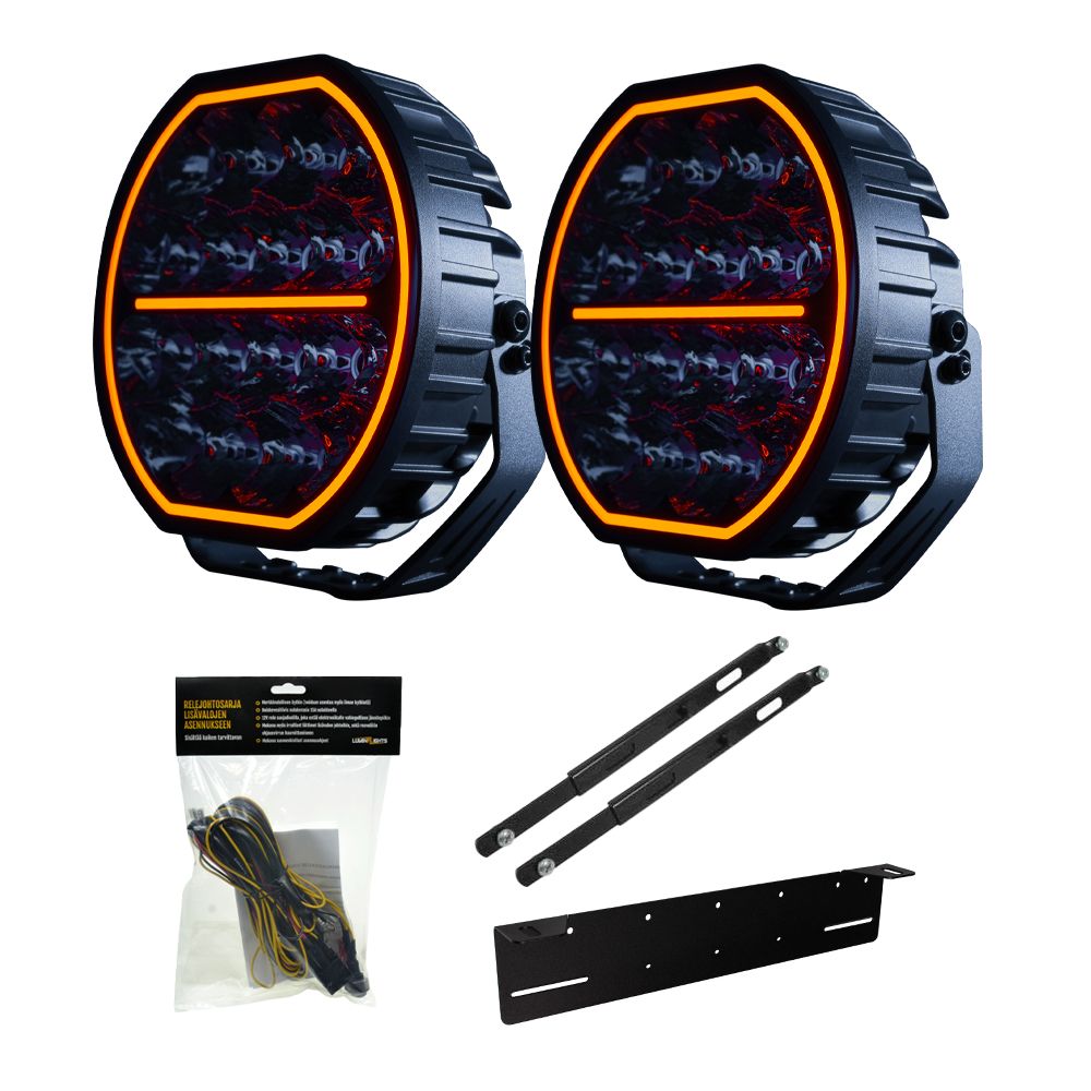 Strands Big Energy 9" LED-lisävalopaketti 2-Pack