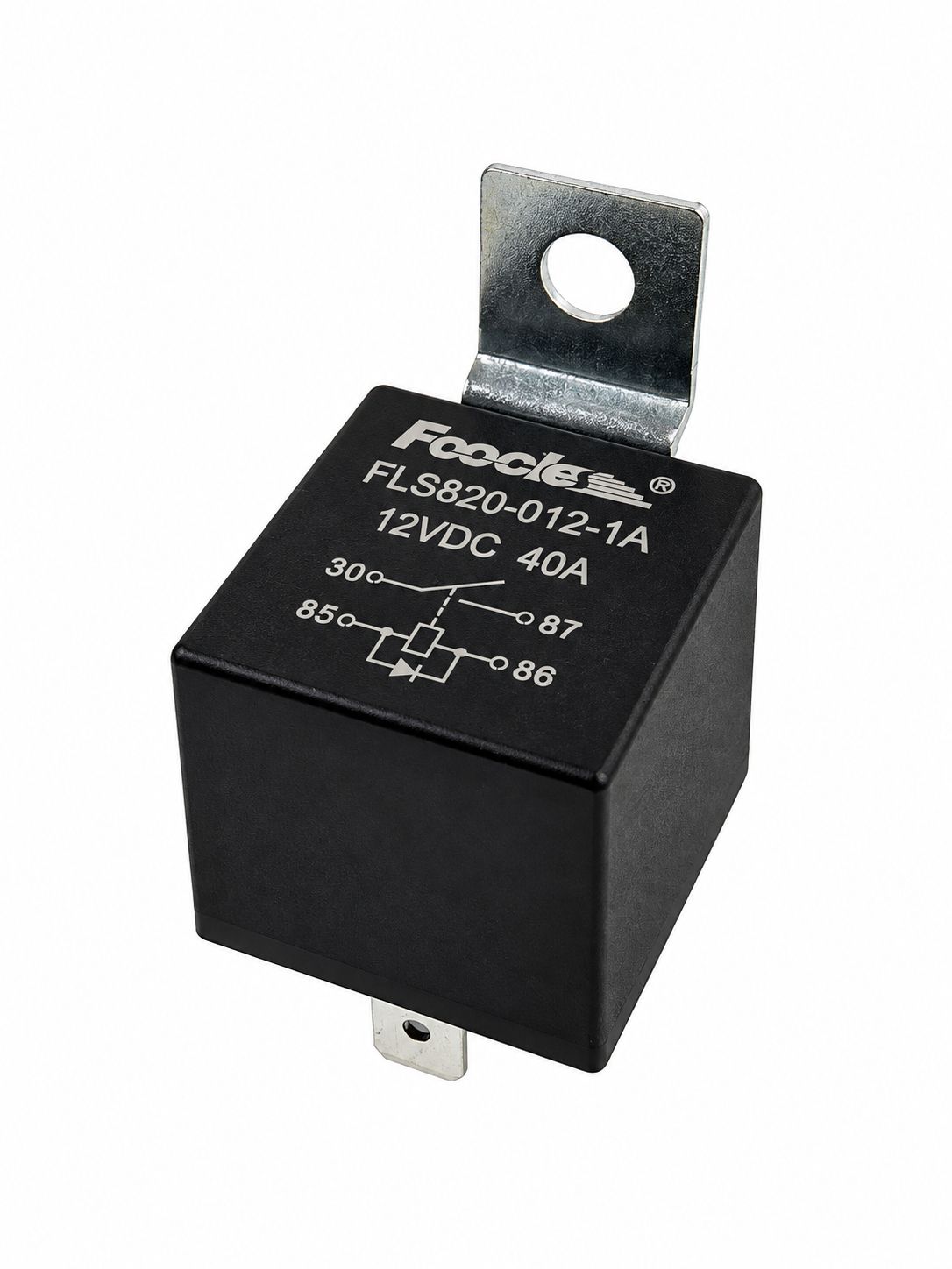 Kytkentärele diodilla, 4-napainen, 40A, 12V