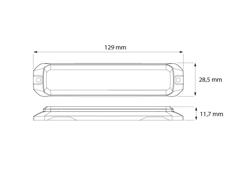 OPTIBEAM Vector Six ICAO/MIL LED-tasovilkku