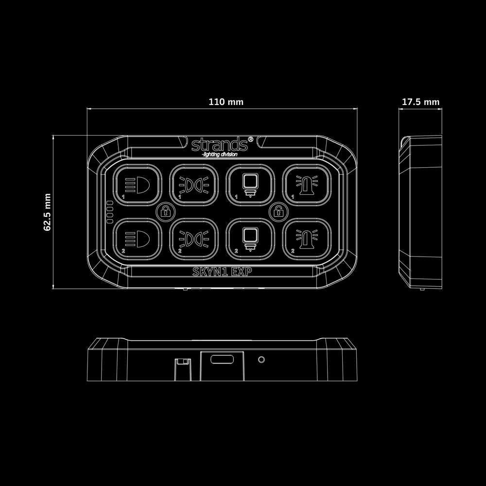 SKYN1 Exp Wireless Controller sähkökomponentti