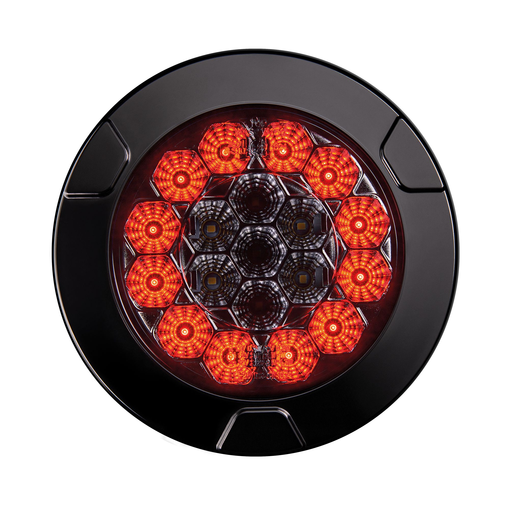 Strands Freedom Black Raven LED-takavalo, 3 toimintoa
