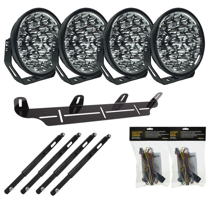 W9 Phoenix 9 - 4 kpl led-lisävalopaketti