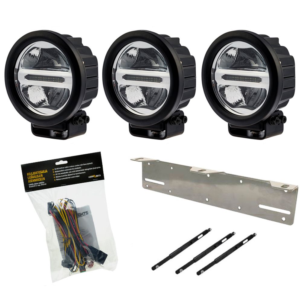 Optibeam Savage 5 - 3 kpl led-lisävalopaketti